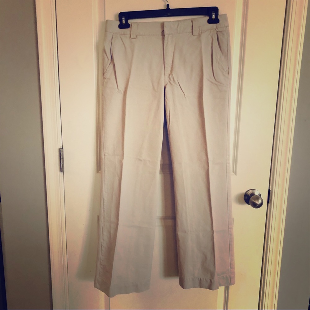 Just Below the Waist Bootcut Khakis